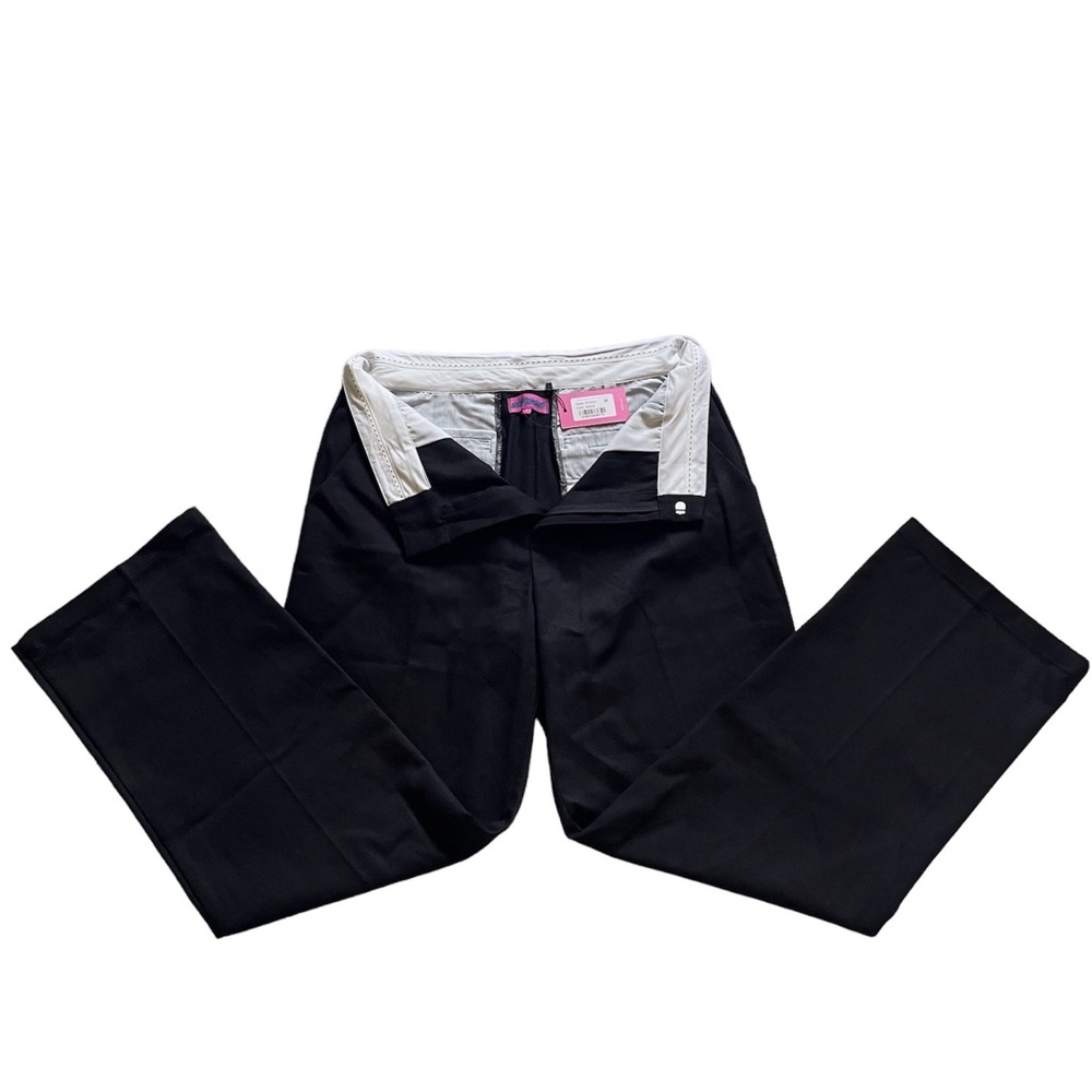 Brand new with tags edikted folded low rise, wide leg, black, chino pant, size M
